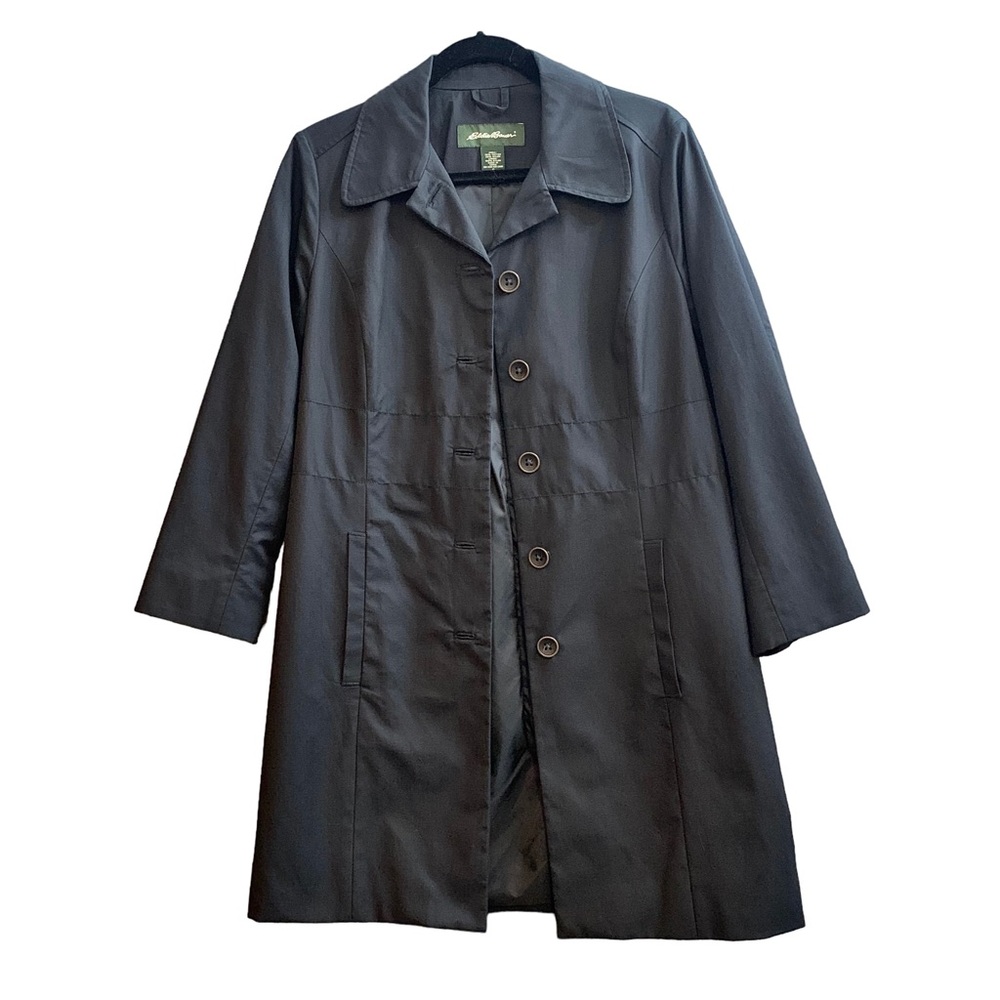 Eddie Bauer Black Rain/Trench Coat